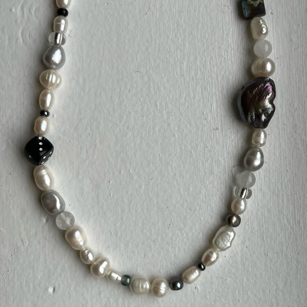 Freshwater Pearl Beaded Necklace